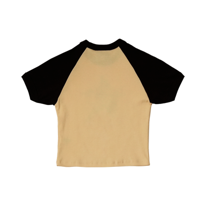 WALK OF FAME BABY TEE BROWN